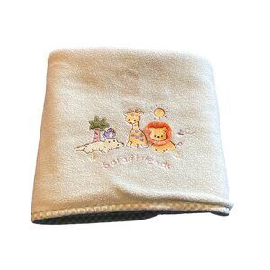 Koala Baby Blanket Green Safari Animal Friends Lovey Security Reversible